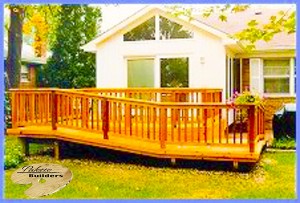 Shelby Township MI Deck Builder Cedar Wood Deck